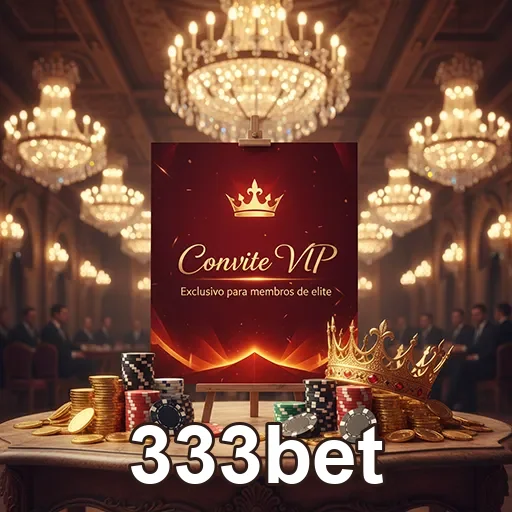 Imagem promocional do 333bet VIP06, destaque do site 333bet, com elementos de cassino e apostas online.